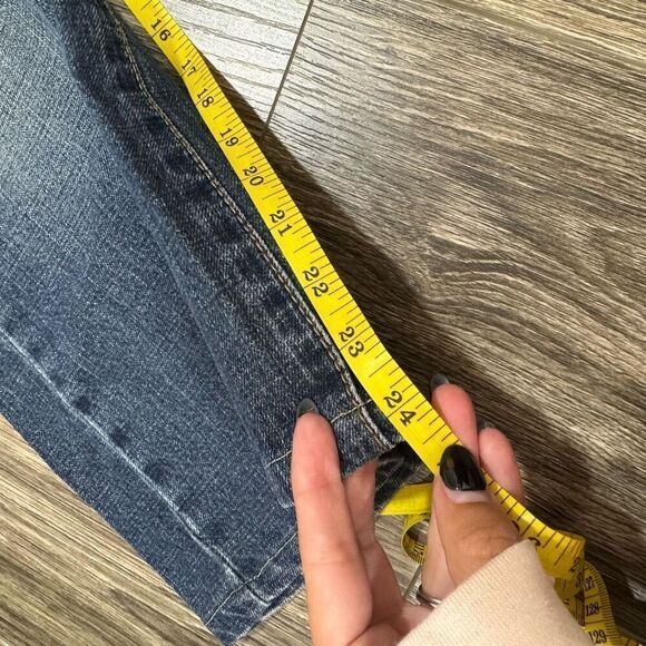 Calvin Klein Jeans size 38x24 blue denim bootcut jeans - Picture 3 of 8